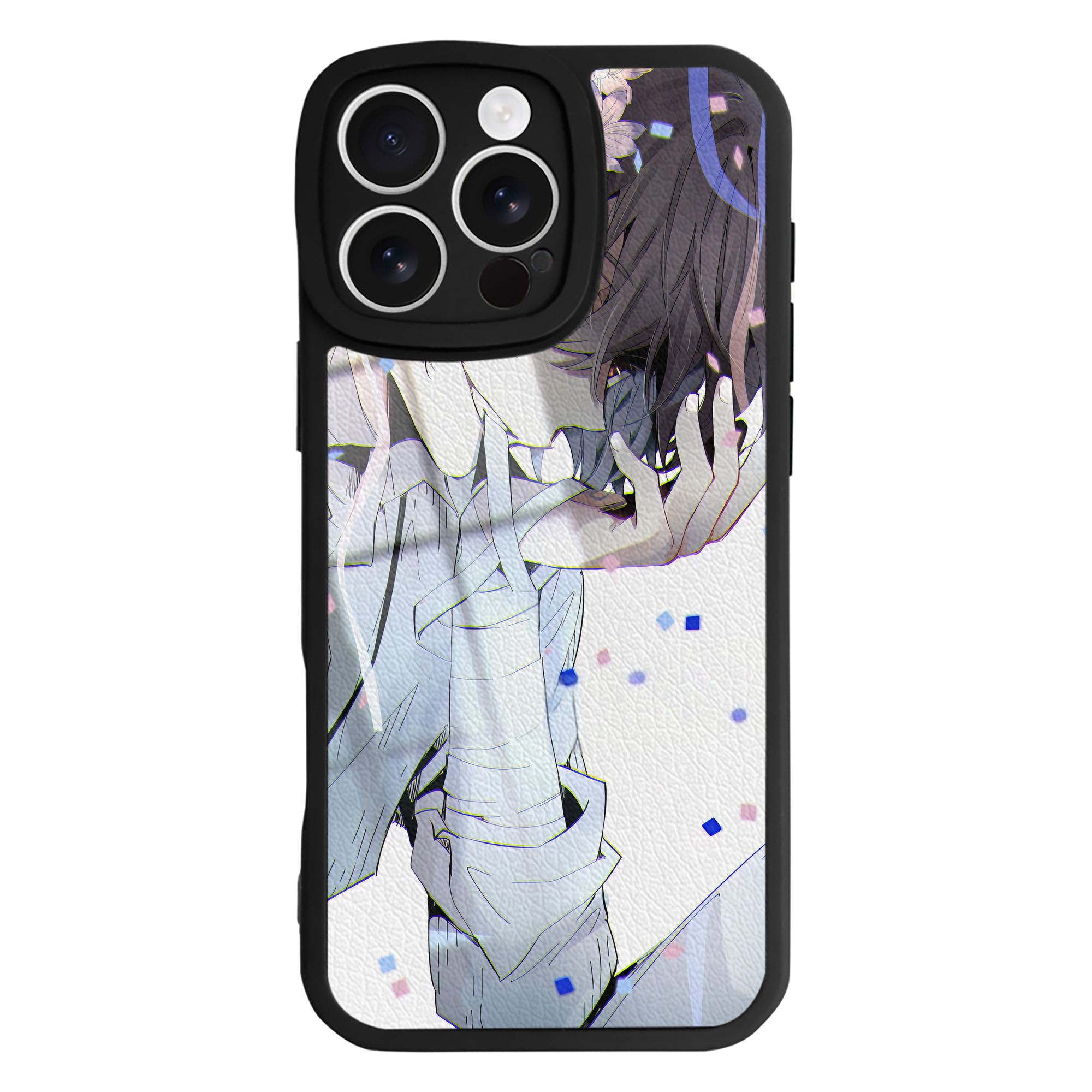 （画像用） 文豪ストレイドッグス Bungo Stray Dogs 【iPhone 16シリーズ対応】シリコンスマホケース（レザー調） 材質：シリコン